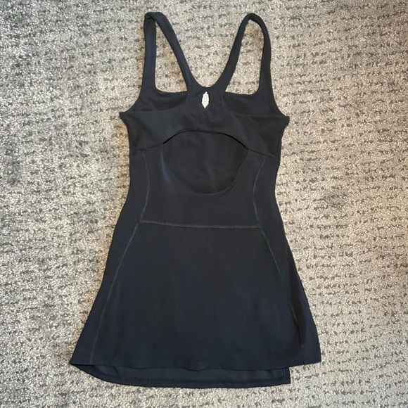 Free People FP Movement Never Better Black Athletic Dress - Picture 6 of 8